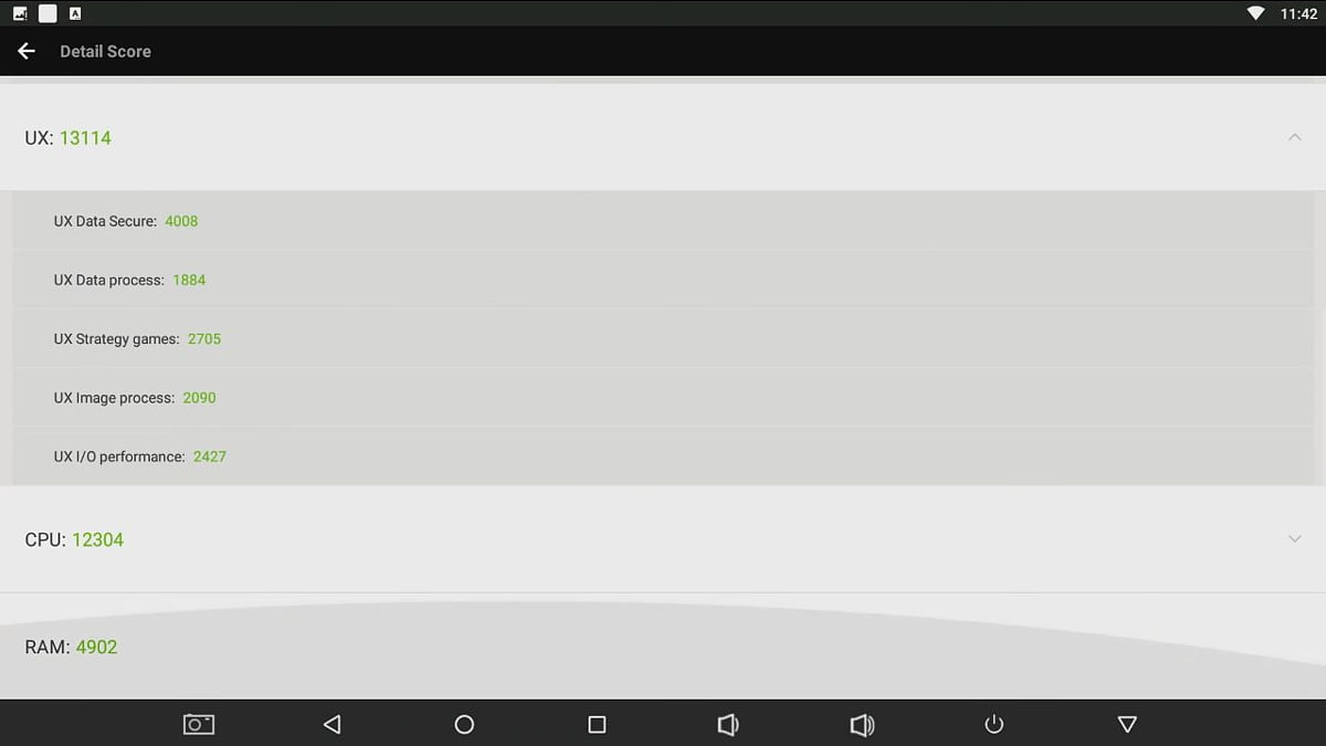 Alfawise H96 Mini - AnTuTu benchmark a CPU-Z