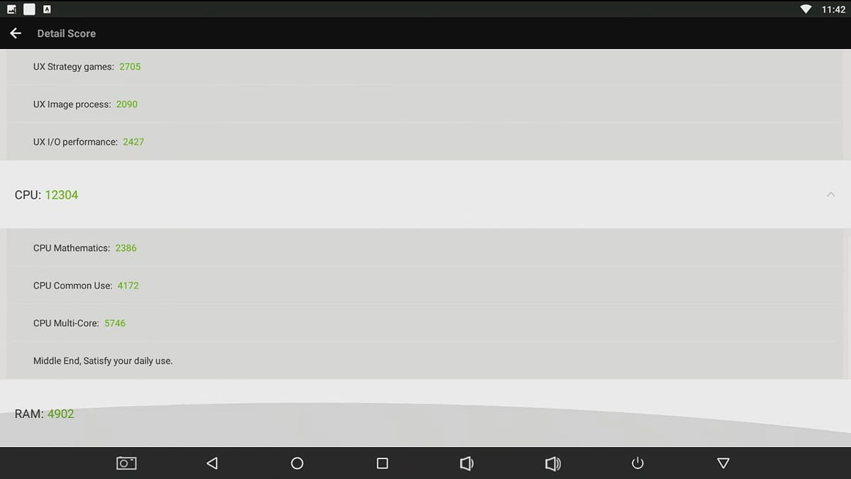 Alfawise H96 Mini - AnTuTu benchmark a CPU-Z
