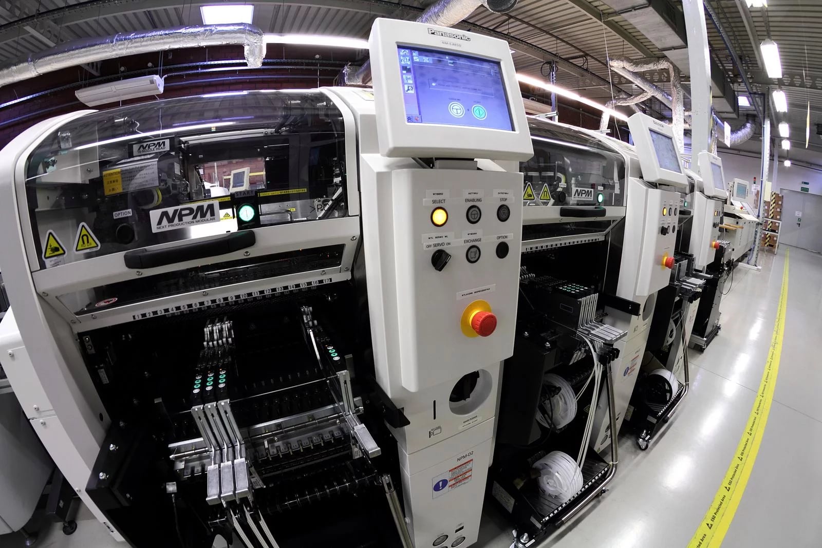 Ukázka výrobního areálu Wilk Elektronik ve slezském městě Łaziska Górne