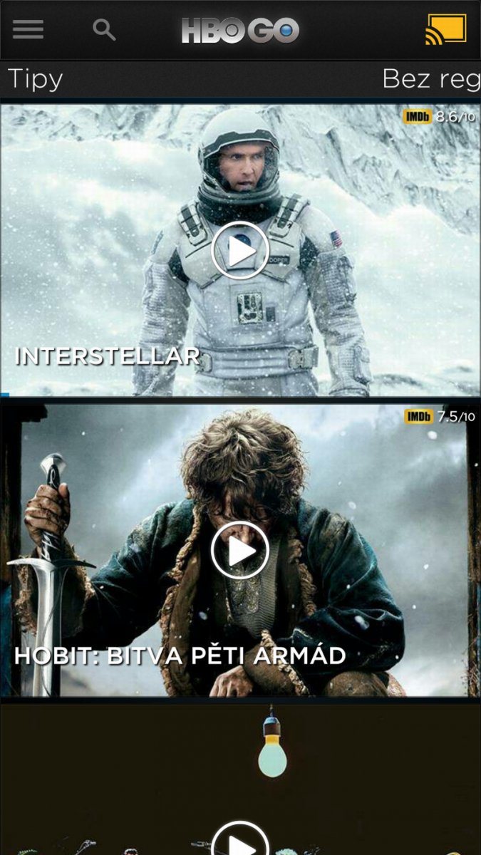 HBO Go (mobil) - provoz