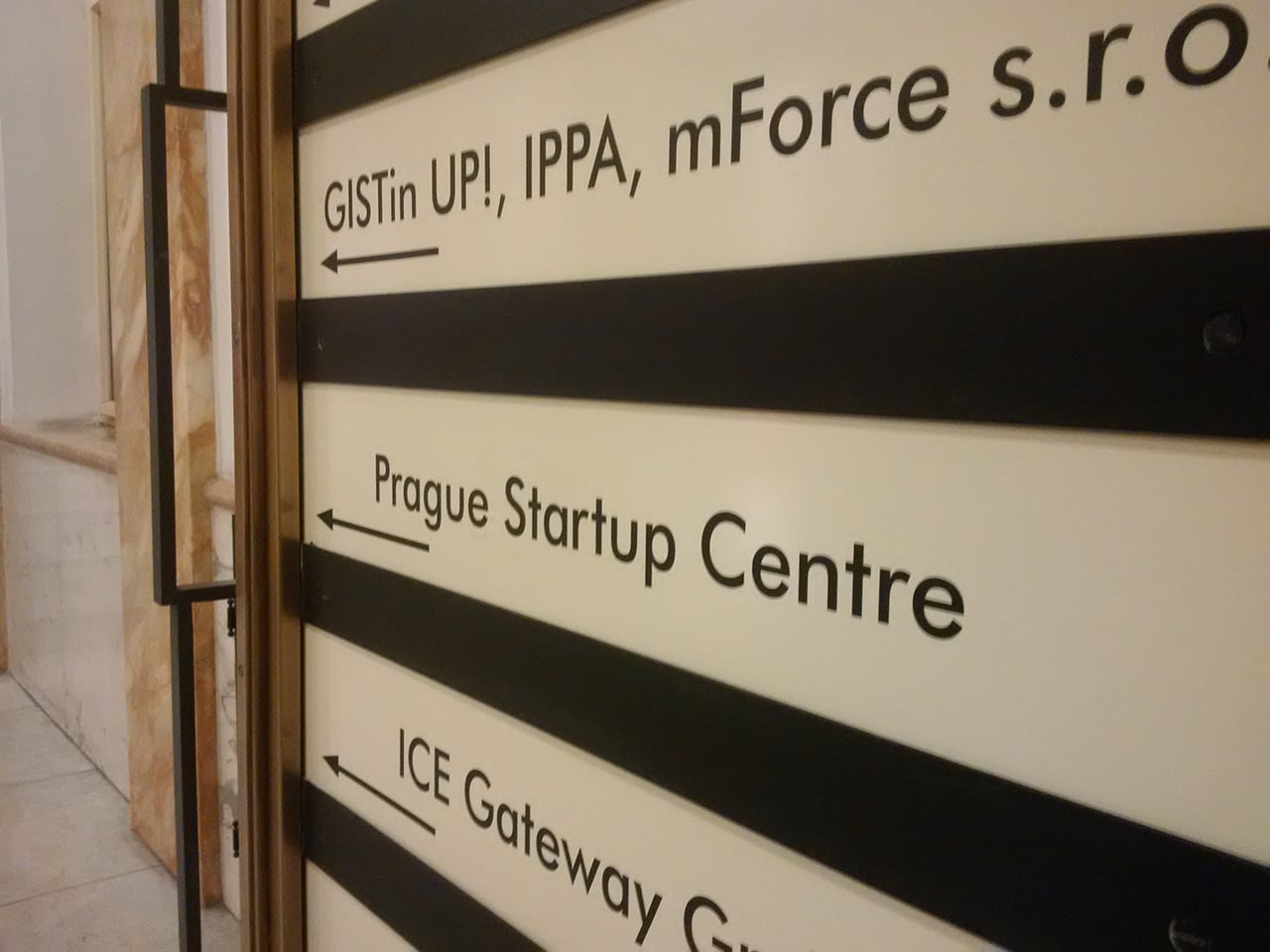 Prague Startup Centre v paláci Adria.