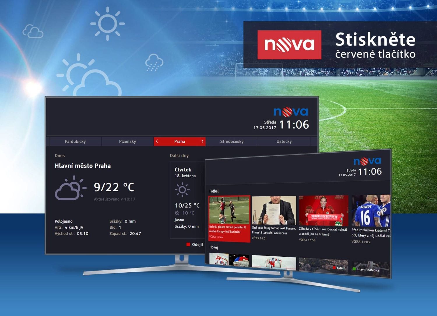 Nova HbbTV, květen 2017