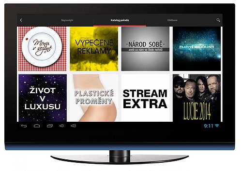 Ukázka aplikace Stream.cz v novém Android boxu Evolveo