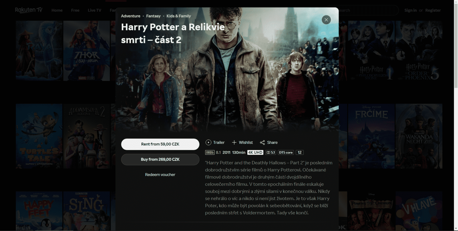 Rodinné filmy na Rakuten TV