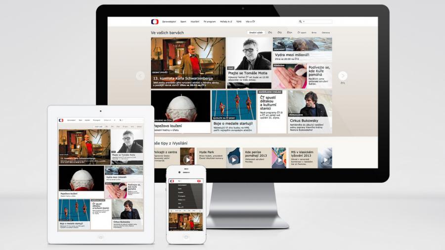 Nová hlavní stránka se přizpůsobuje různým zařízením