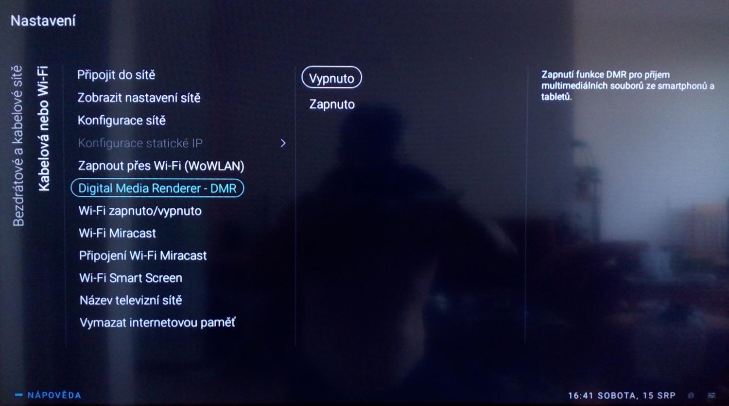 Philips 40PFH6510 - menu sítě
