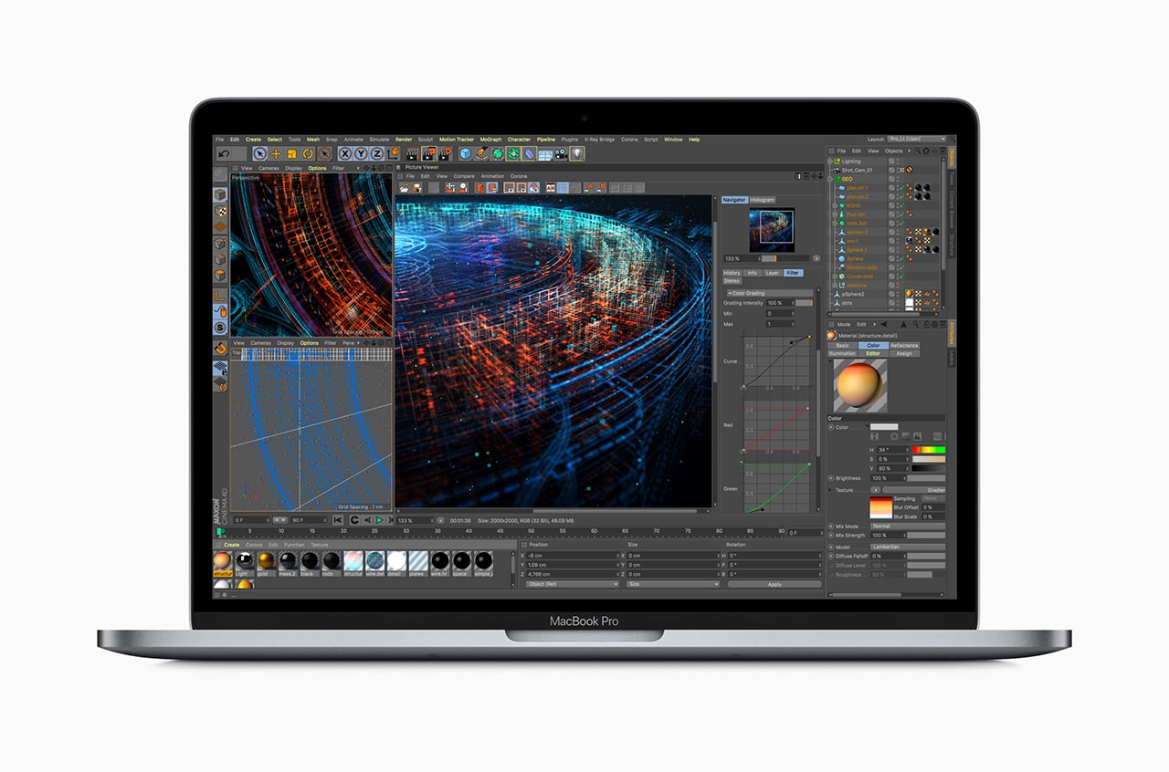 Vylepšené notebooky Apple MacBook Pro (léto 2018)