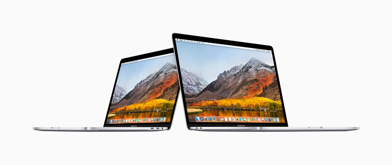 Vylepšené notebooky Apple MacBook Pro (léto 2018)