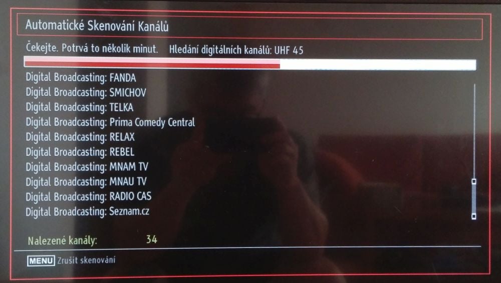 Seznam.cz TV - televizor bez HbbTV