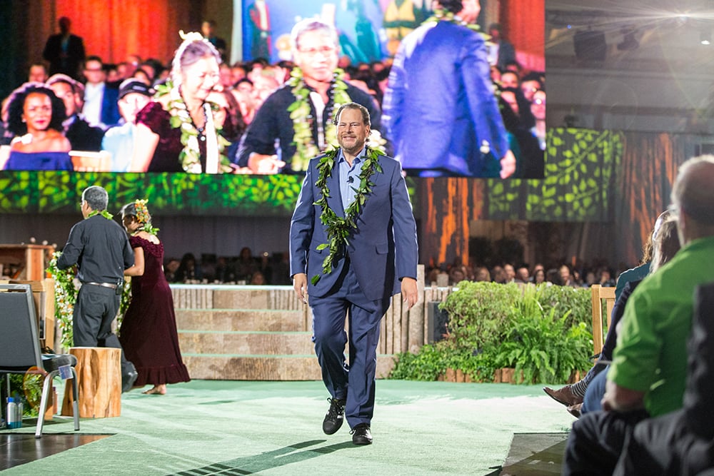 Marc Benioff na konferenci Dreamforce