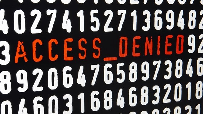 Internet - síťová neutralita - acces denied
