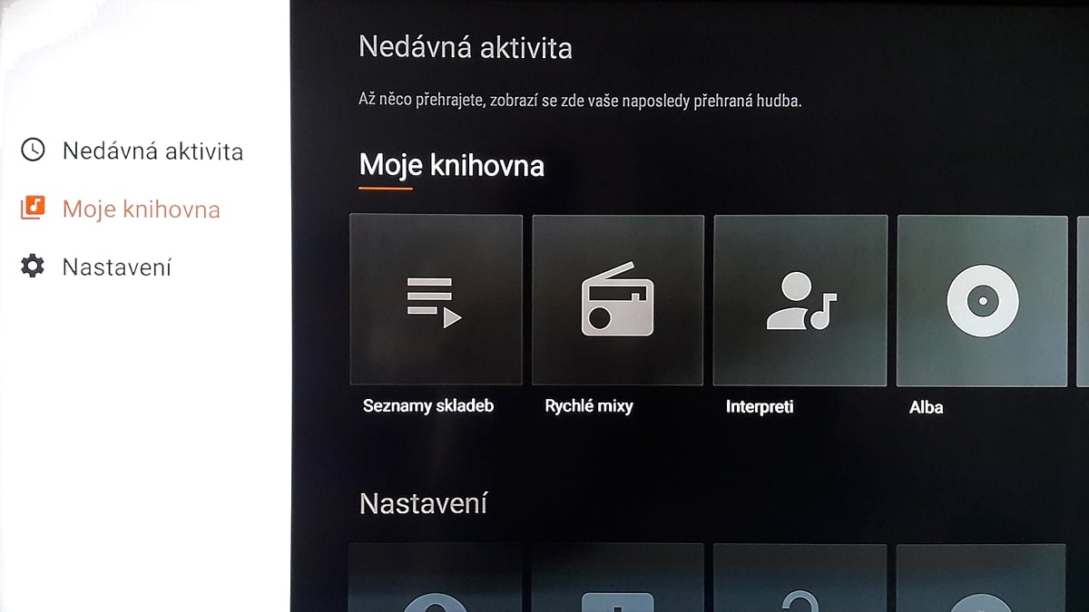 SledováníTV - Live Channels a Google Play Music