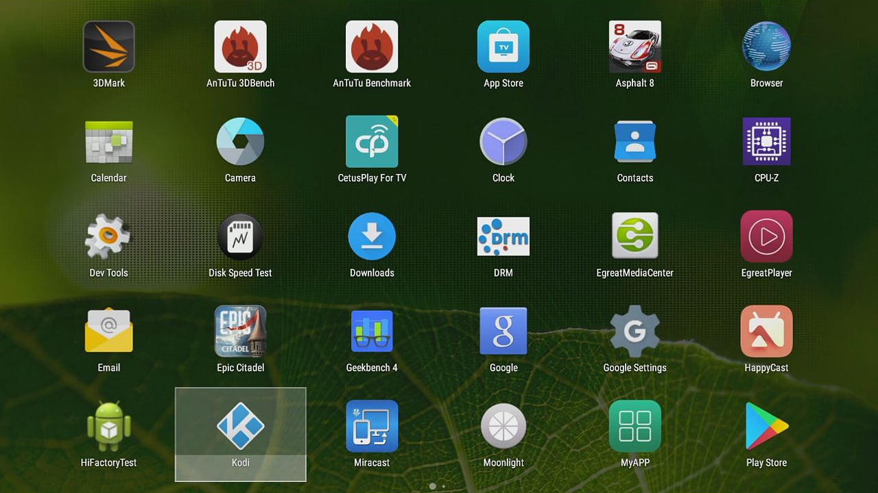 Egreat A10 - OS Android – aplikace a benchmarky