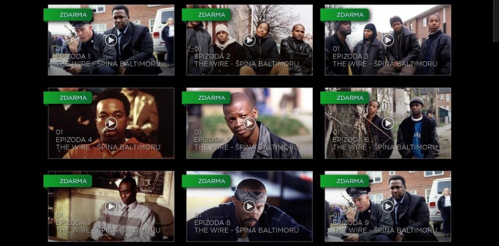 HBO GO - Crime Time, volné vysílání, léto 2016