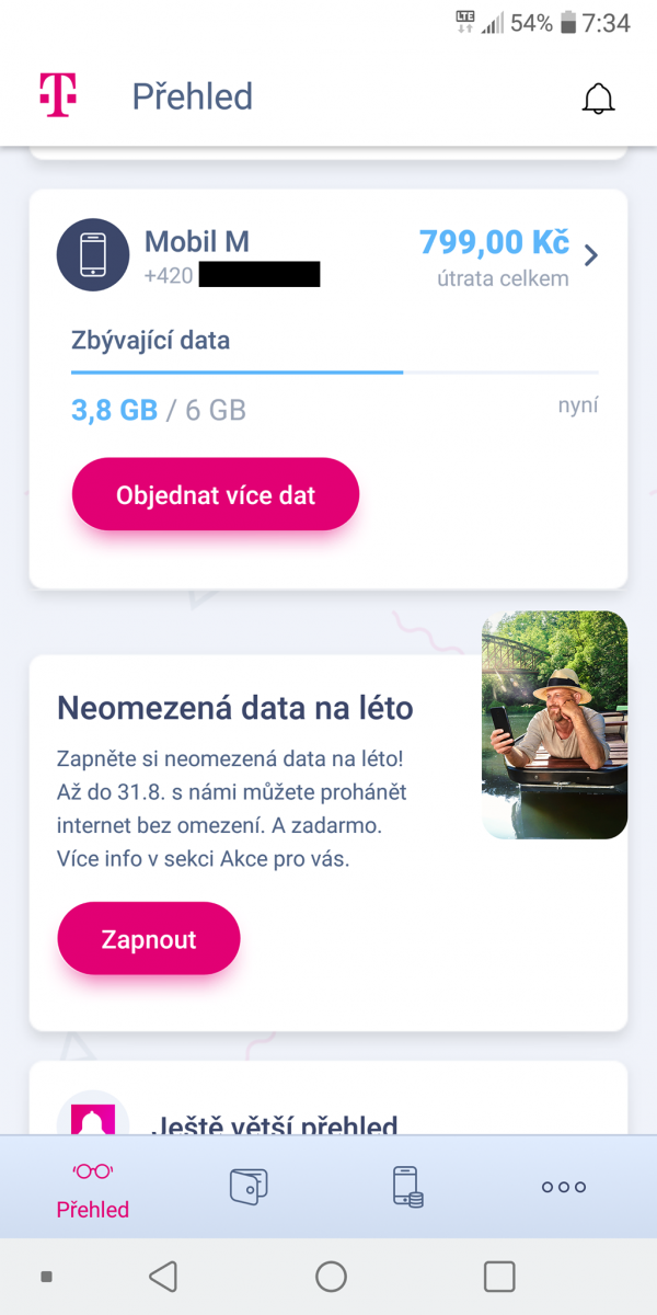 T-Mobile a letní akce s neomezenými daty