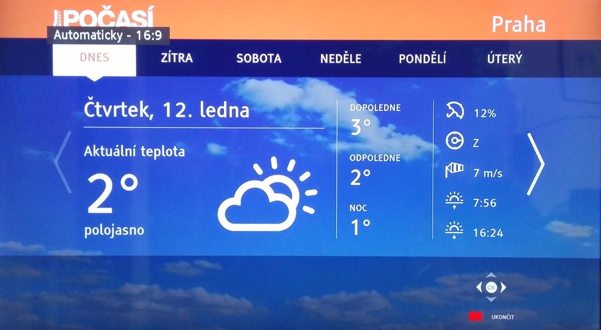 Někdy vedla rovnou do počasí...