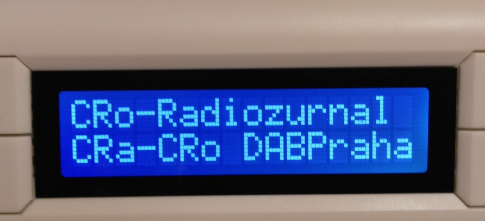 DAB multiplex vysílaný z pražského Žižkova.