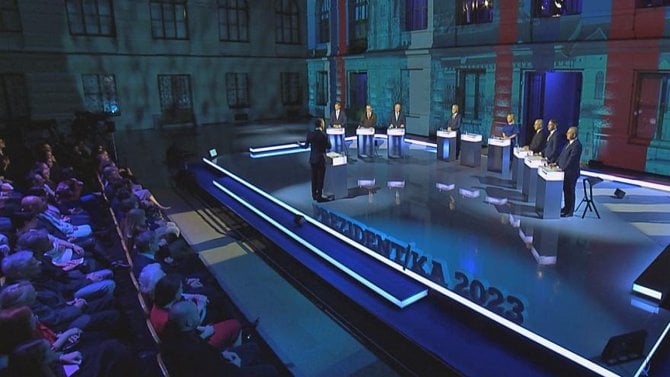 Prezidentská debata ČT