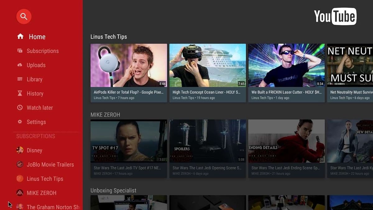 OTA update, Google Play a mediální centra