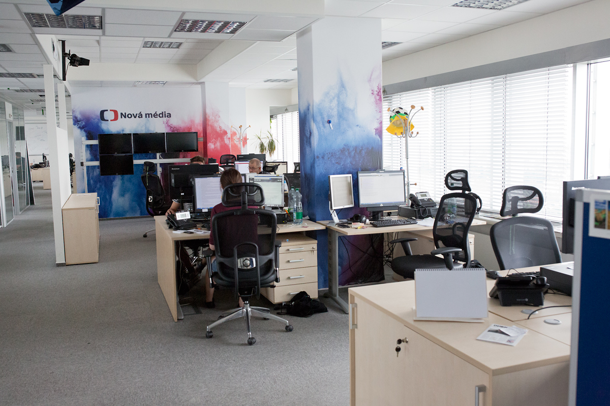 Redakce Nových médií České televize na Kavčích horách