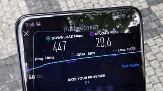 5G síť O2 na 3,7 GHz v Praze