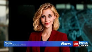 Virtuální moderátorka CNN Prima News