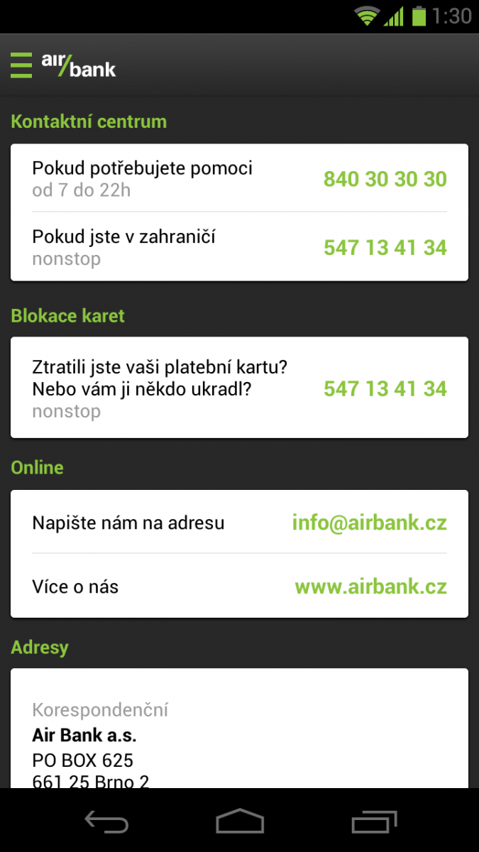 Air Bank pro Android