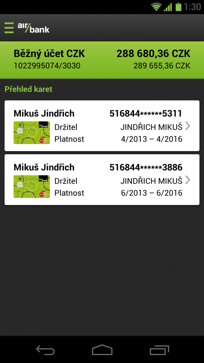 Air Bank pro Android