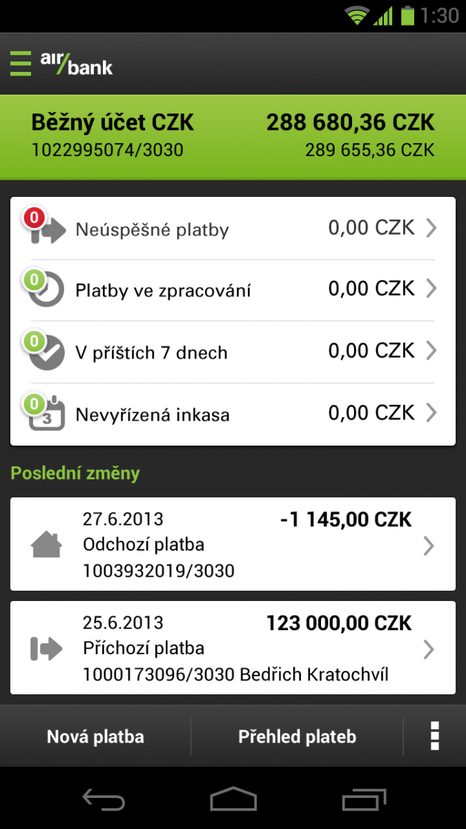 Air Bank pro Android