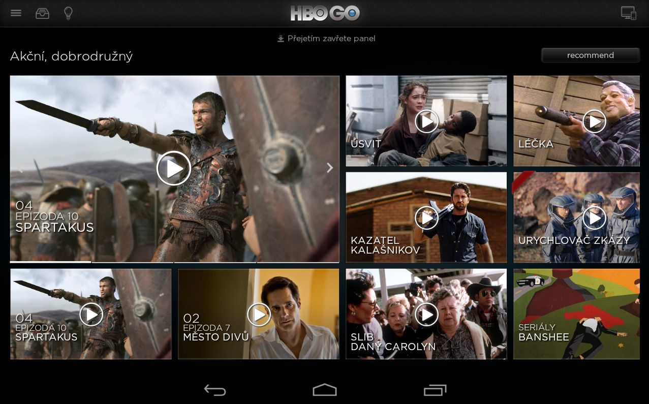 HBO GO - nová podoba, říjen 2013