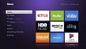 Roku Express na televizoru.