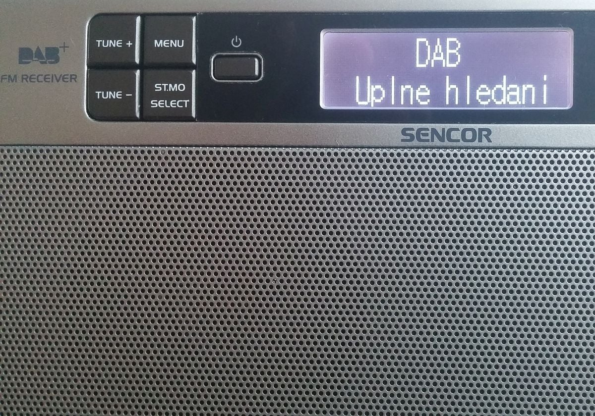 Sencor SRD 6600 DAB+, menu nastavení