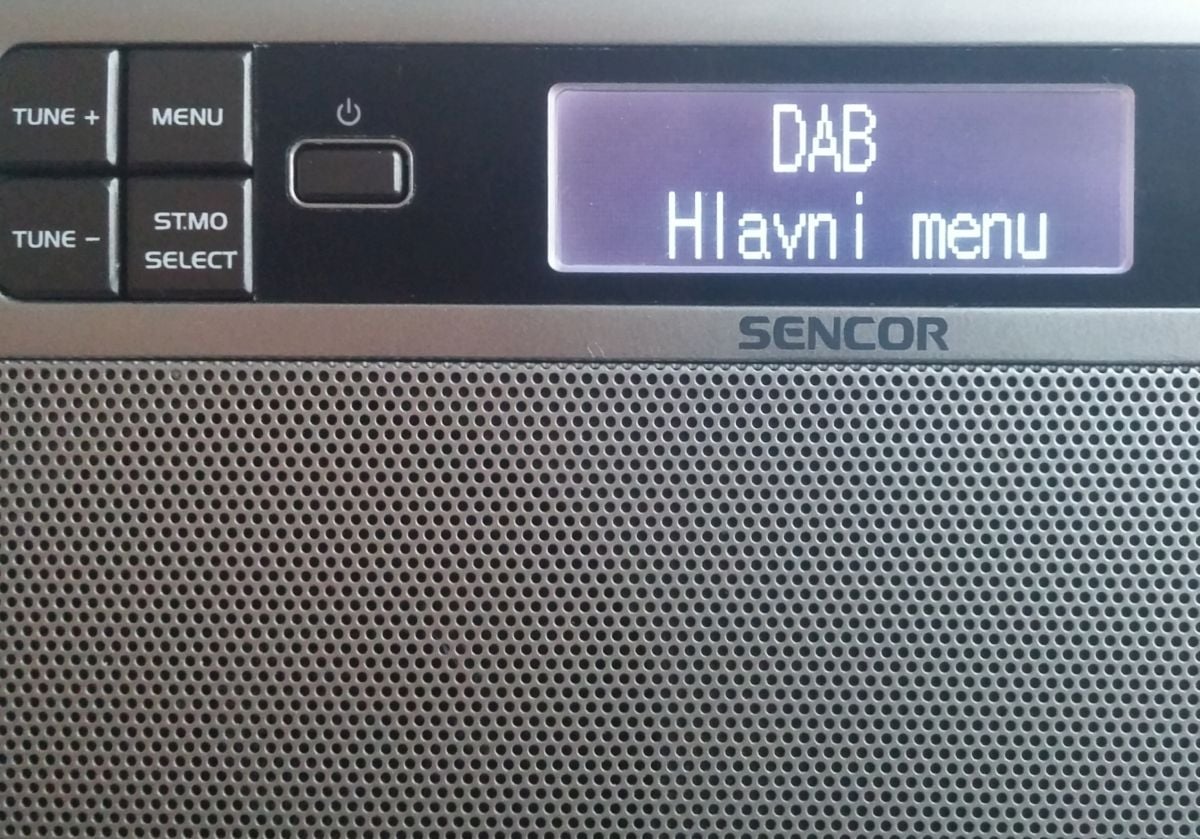 Sencor SRD 6600 DAB+, menu nastavení