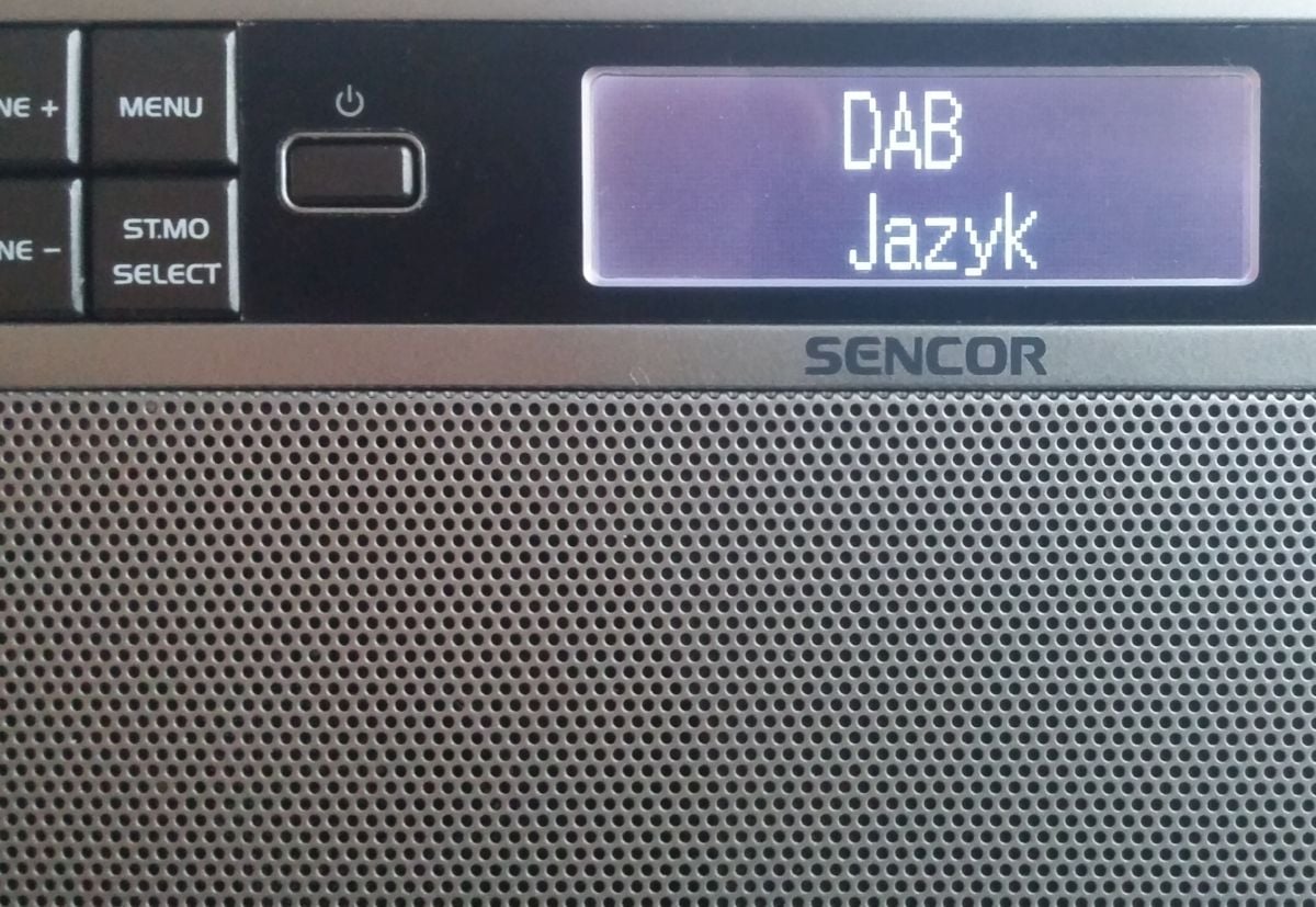 Sencor SRD 6600 DAB+, menu nastavení
