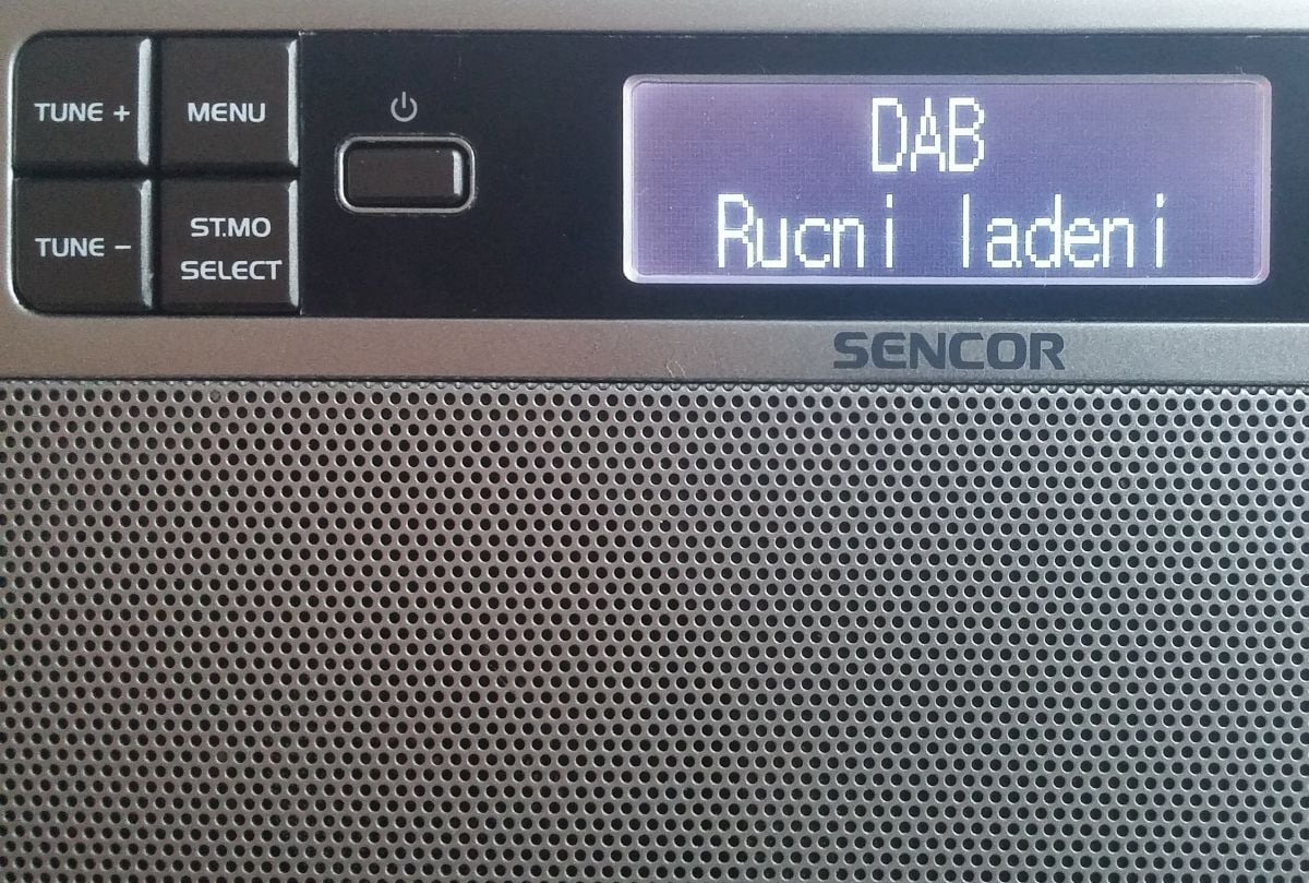 Sencor SRD 6600 DAB+, menu nastavení