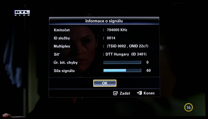 Multiplex C (Maďarsko)
kanál: 61
vysílač: Kab-hegy
výkon: 50 kW
vzdálenost od vysílače: 440 km
