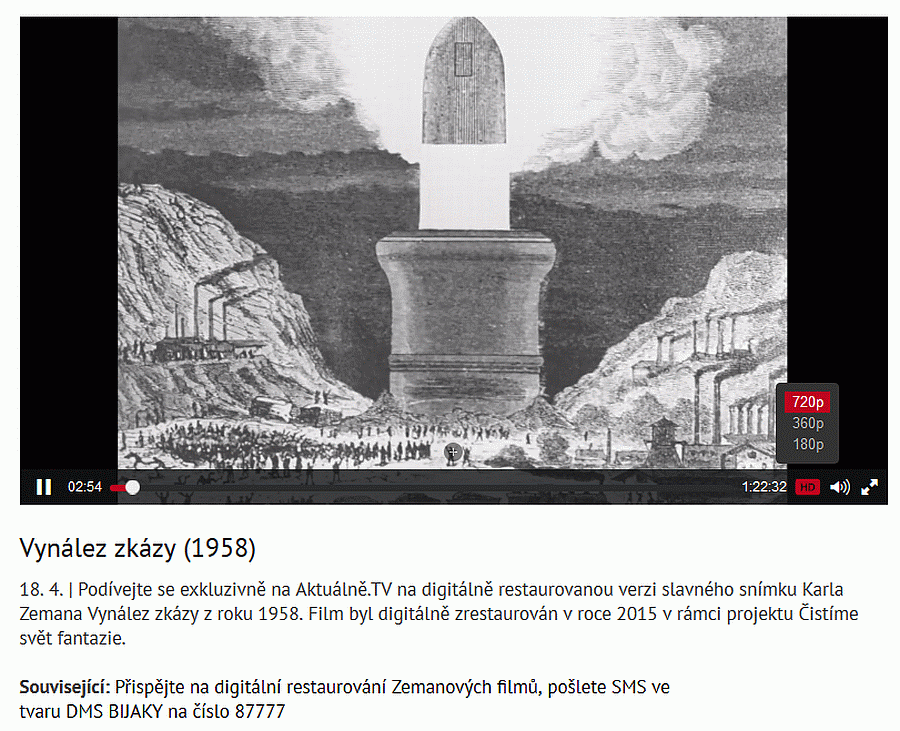 Vynález zkázy zdarma na Aktualne.TV