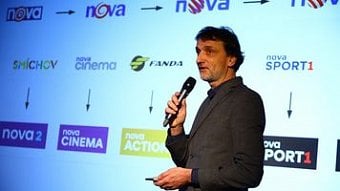 Kreativní ředitel televize Nova Alan Záruba.