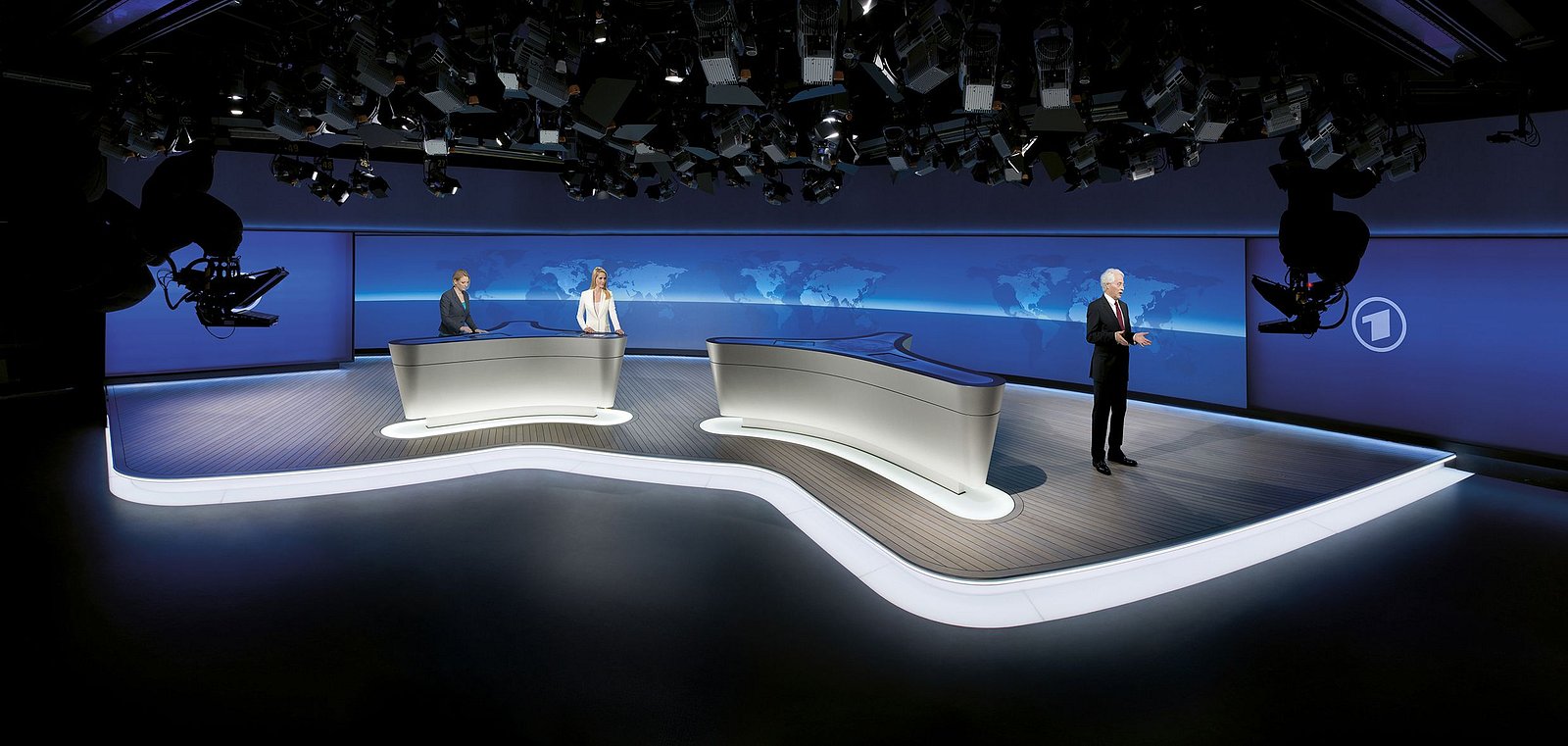 Nové zpravodajské studio německé ARD a kanálu Tagesschau 24