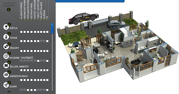 Díky oprabdu výborně udělané aplikaci interaktivně zjistíte cenu pro vaši chytrou domácnost v systému iNELS, a to jak pro byt, pro dům či dokonce jen pro jeden pokoj.
