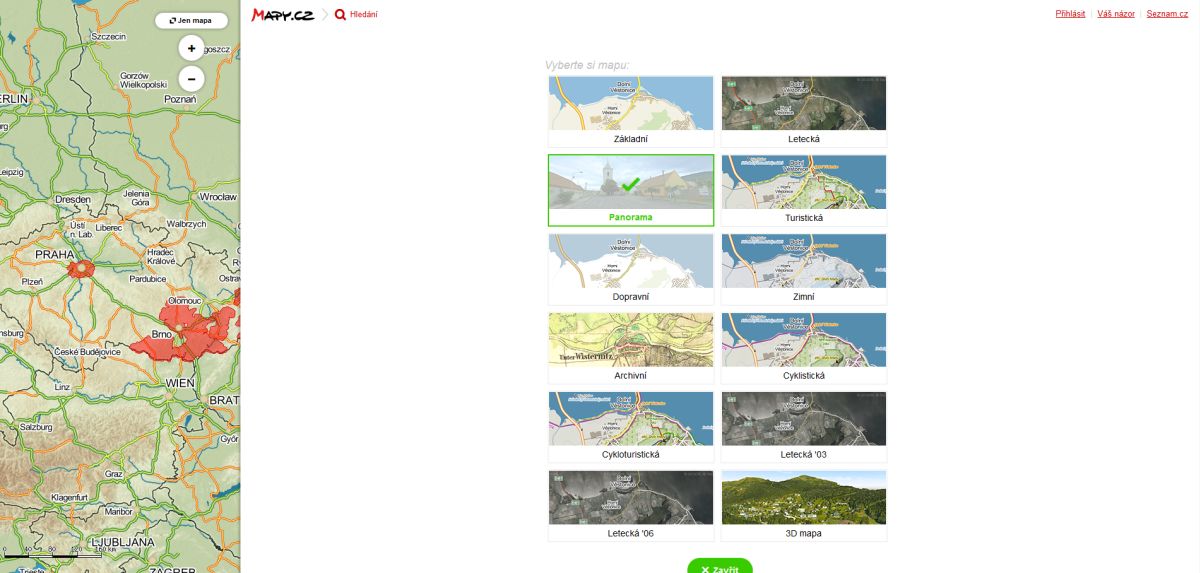 Panoramatické snímky budou zpočátku dostupné pouze pro Prahu a část Moravy. Do poloviny roku by měly být k dispozici pro celou Moravu. Do roka chce Seznam pokrýt celou Českou republiku.