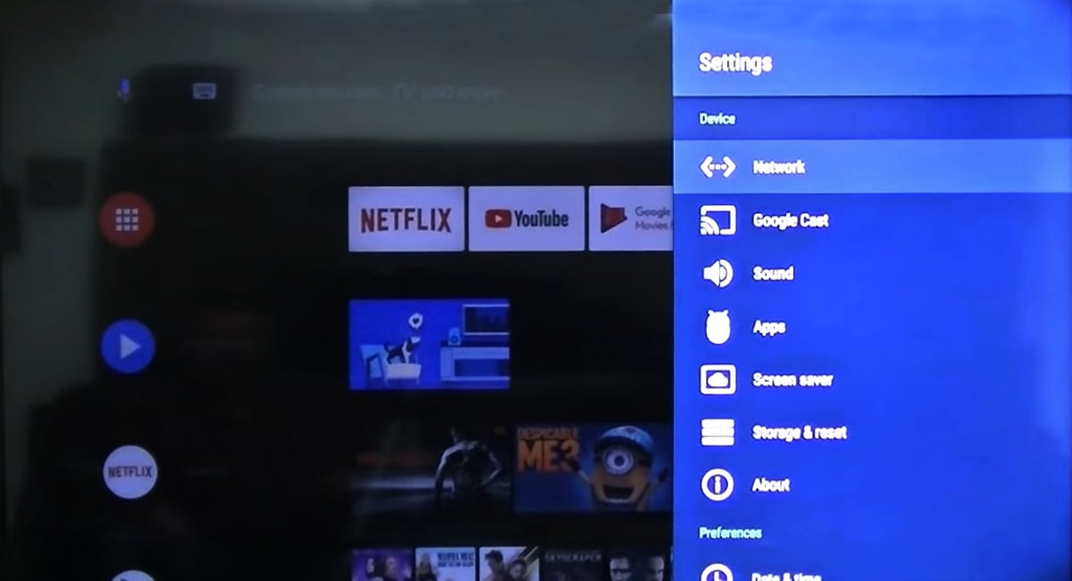 Jetstream - Android TV a nastavení