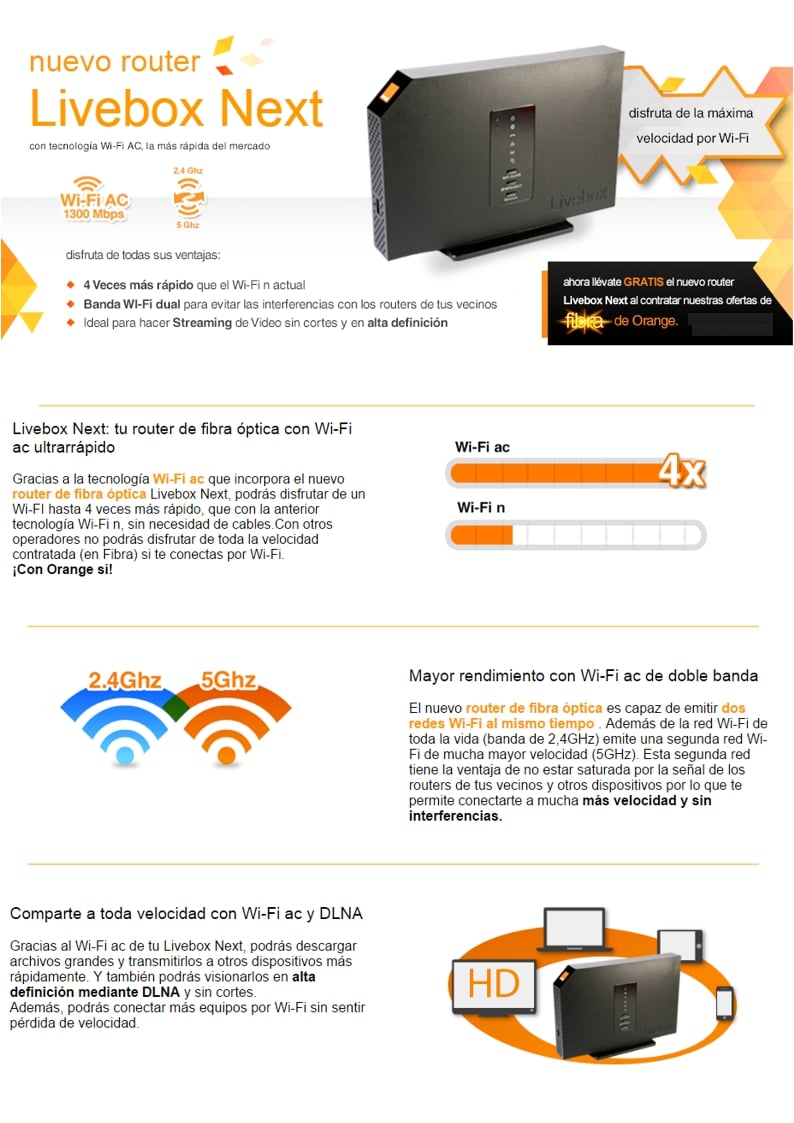 Orange Livebox Next