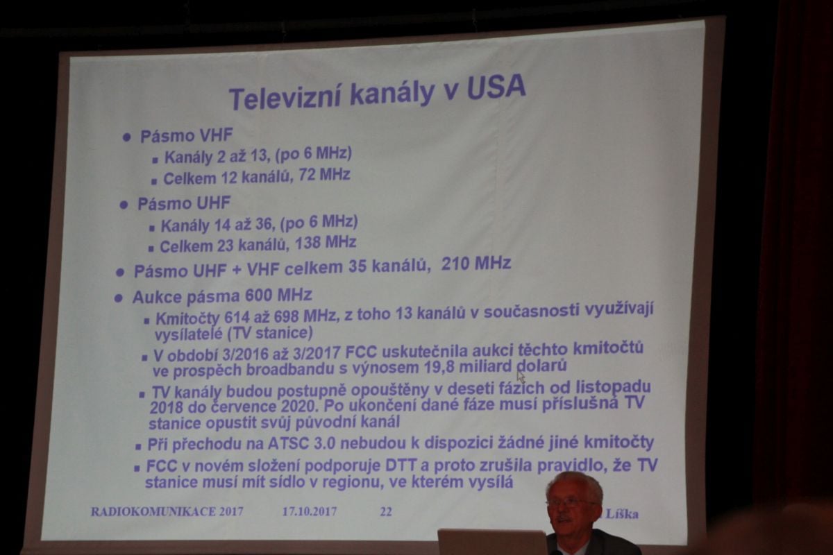 Konference Radiokomunikace 2017, 1. den, 3. část