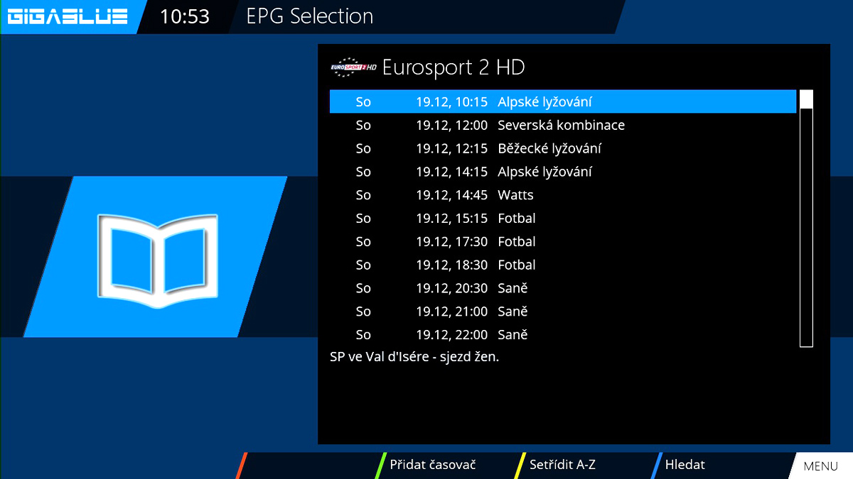 Fotogalerie přijímače Gigablue HD X3