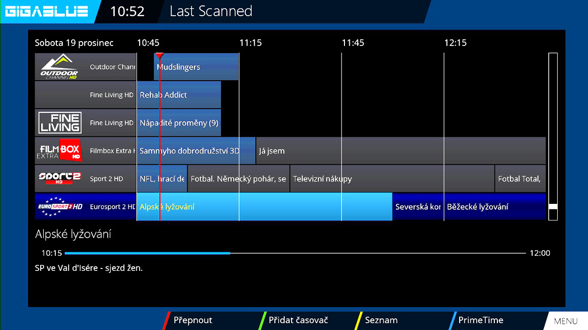 Fotogalerie přijímače Gigablue HD X3