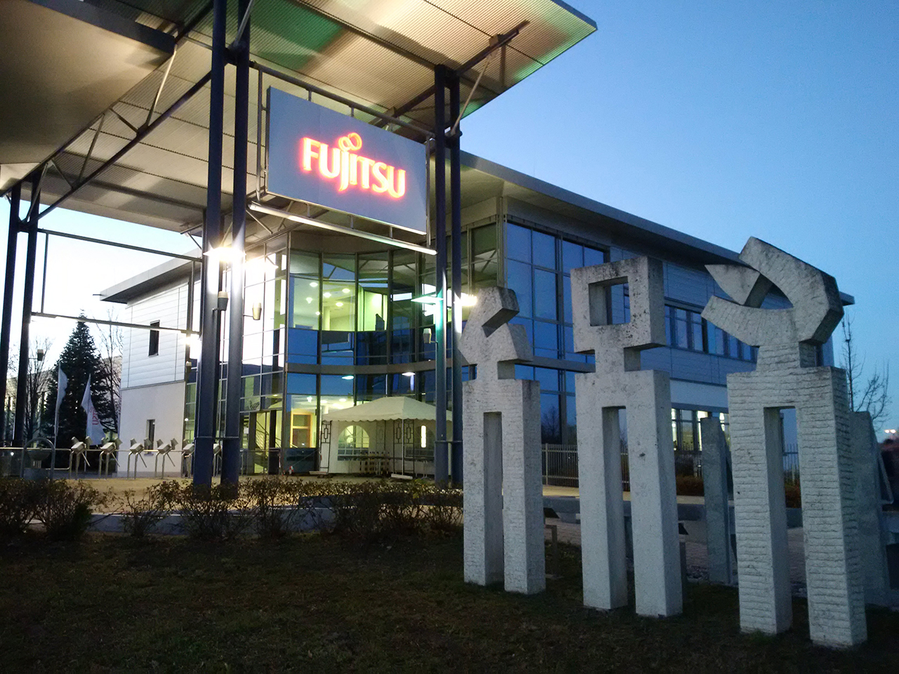 Továrna Fujitsu s německém Augsburgu