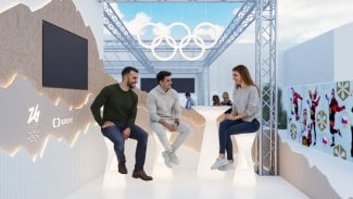 Vizualizace zázemí ČT v Miláně