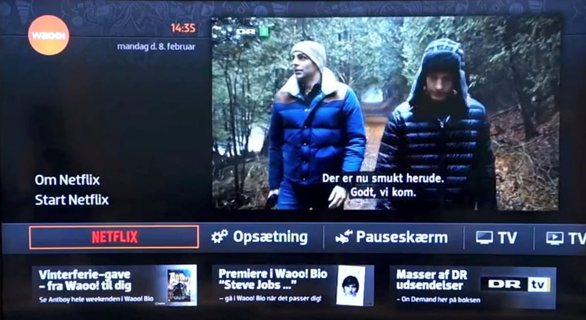 Netflix ve 4K na boxu Waoo