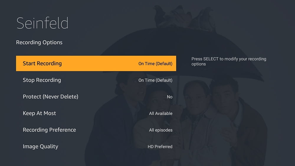 Nahrávání na zařízení Recast
